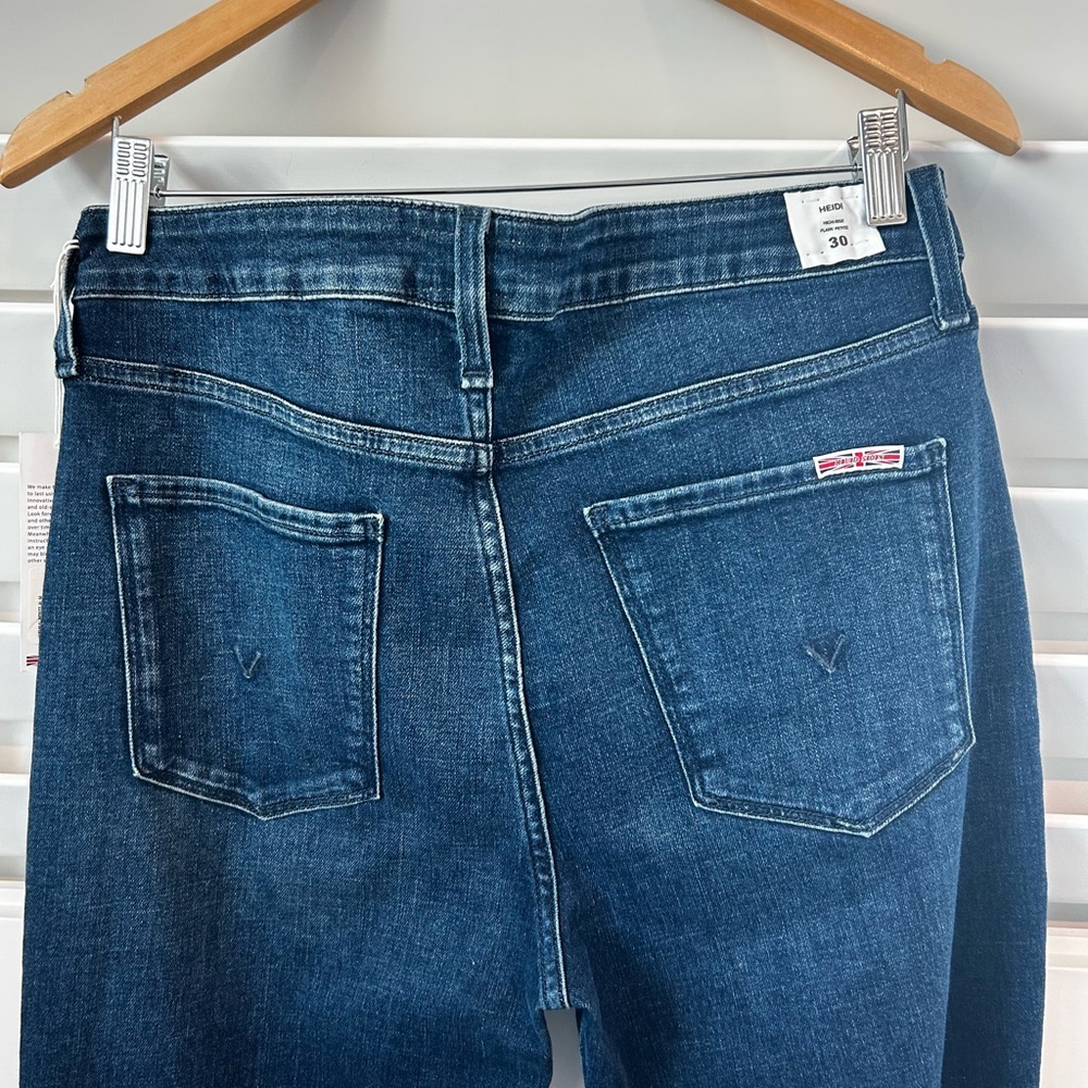 Hudson Heidi High Rise Flare Alma Dark Wash Jeans Women’s 30 Stretch NEW - Picture 7 of 7